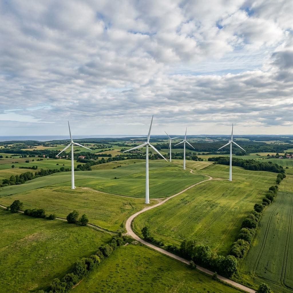 Farma wiatrowa na Pomorzu — początki Nowej Energii